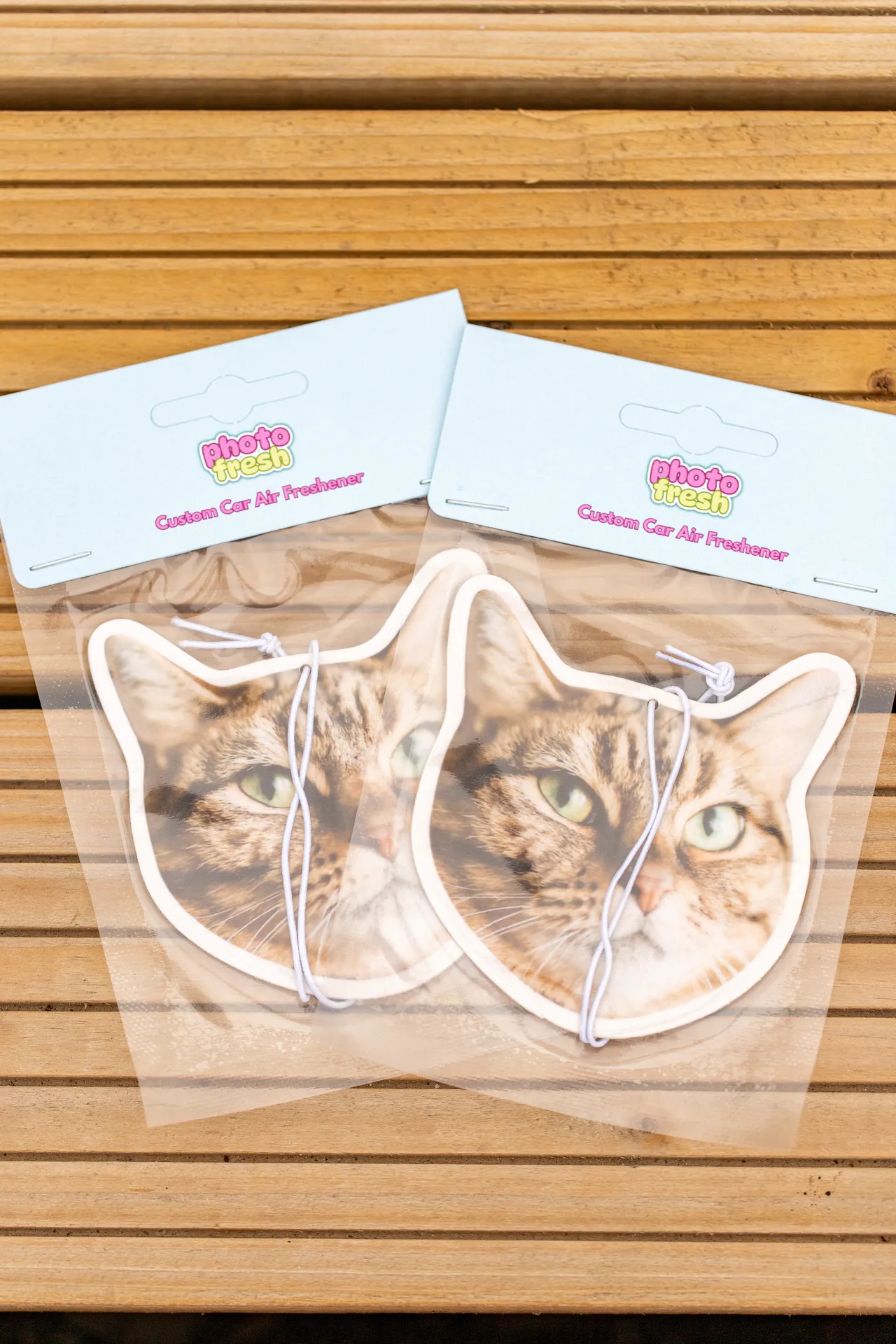 Ambientador de coche personalizado