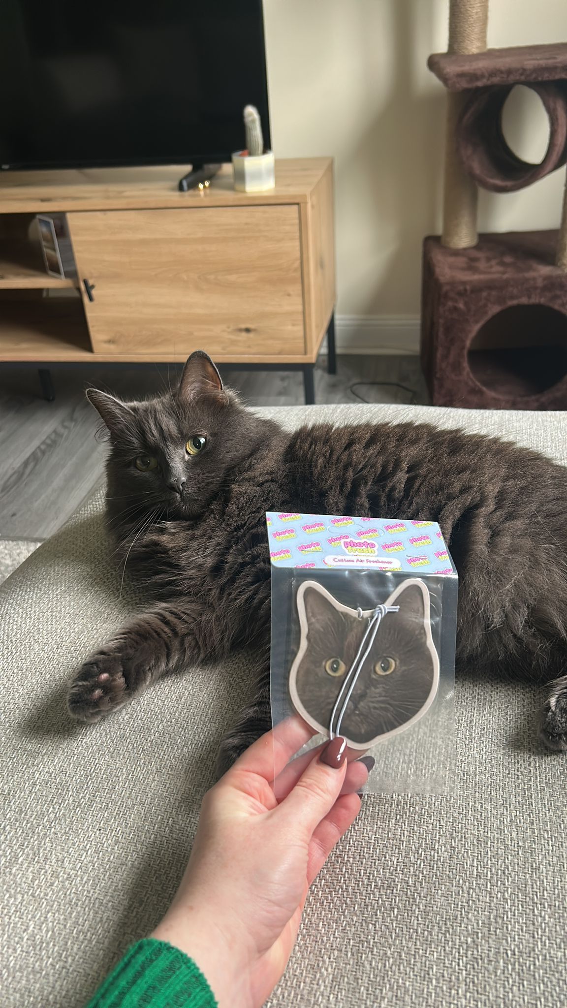 Ambientador de coche personalizado